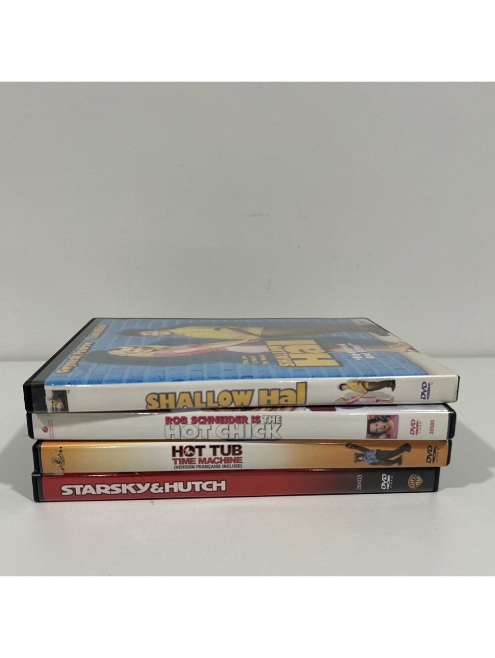 2000s Comedy DVD Lot Of 4 Starsky And Hutch Shallow Hal, Hot Chick, Hot Tub